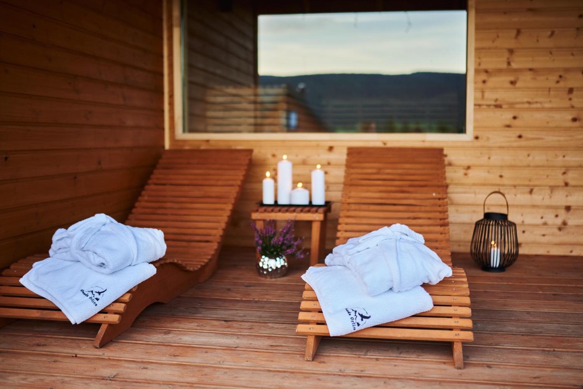 Osada Orlica Klimatyczne Domki Z Widokiem Na Gory I Termalnym Spa Sauna Jacuzzi 4 Km Od Zieleniec Ski Arena Lasowka Exterior photo